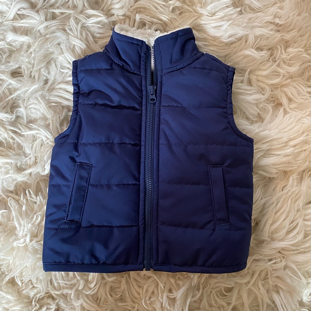 Carter’s Kids Navy Blue Puffer Vest